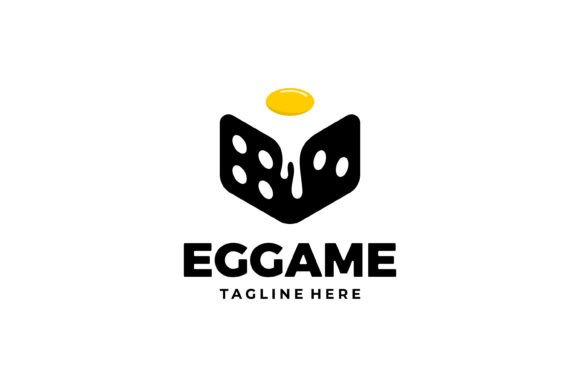 Black Yellow Egg Game Dice Logo: A Versatile Design Asset for Modern Creatives