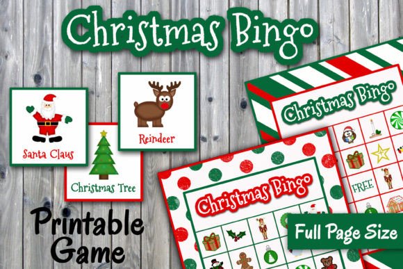 Christmas Bingo Printable Game - PDF