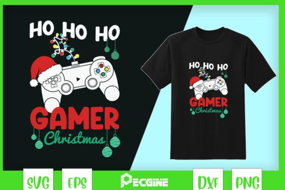 Christmas Gaming: Video Game Ho Ho Ho Design Pack