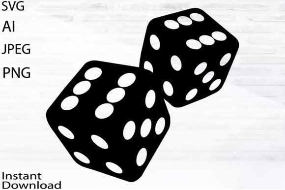 Dice SVG Game Design Files for Creative Projects