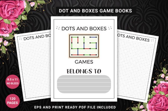 Dot and Boxes Game Books for KDP