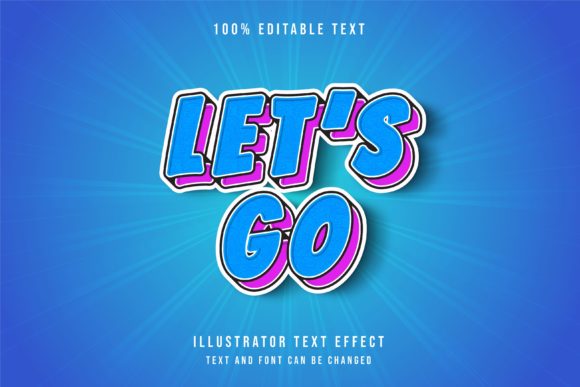 Editable Text Effect Bluepink Comic Game: A Vibrating Typeface for Dynamic Design Projects