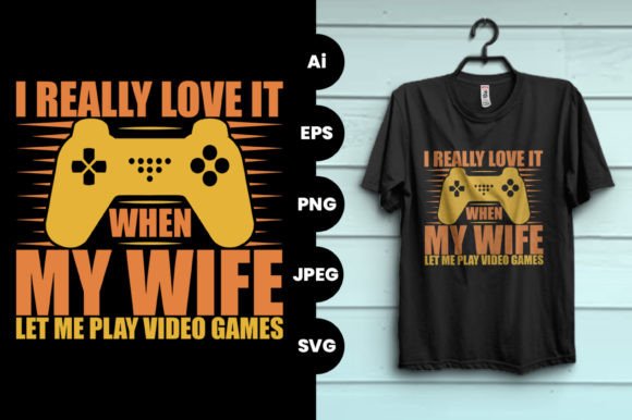 Funny Video Game Vector T-shirt Design – A Versatile Creative Asset for Gamers and Makers