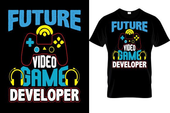 Future Video Game T-Shirt Design