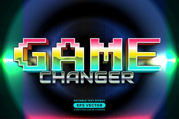 Game Changer Editable Text Style Effect