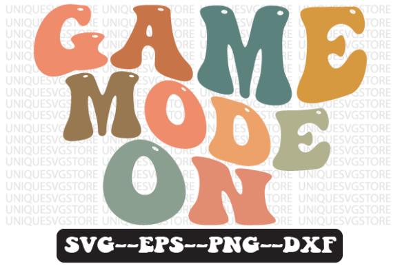 Game Mode on Retro Wavy SVG Design: Bridging Nostalgia and Modern Creativity for Entrepreneurs and Designers
