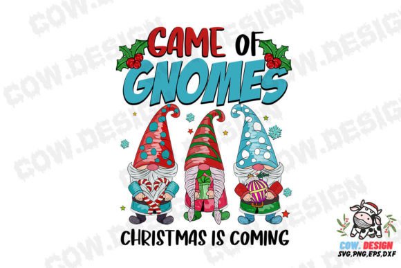 Game of Gnomes Christmas is Coming SVG – Creative Design for Festive Crafts