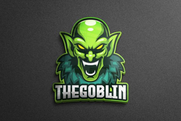Green Goblin E-sports Game Mascot Logo – A Dynamic Identity for Your Brand