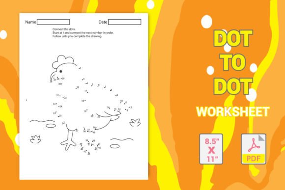 Hen Dot to Dot Game: A Creative Way to Learn Numbers and Improve Motor Skills