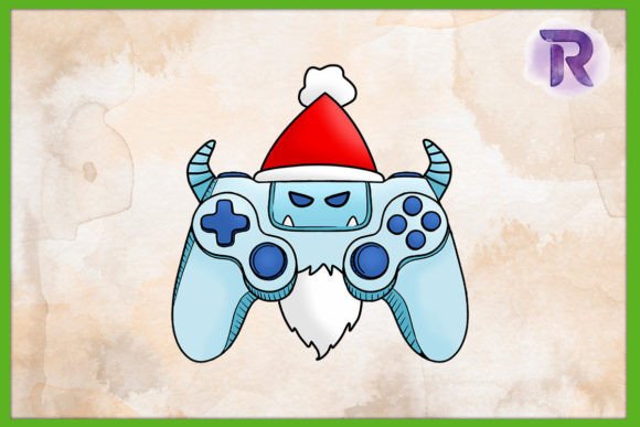 Iceman Game Controller Christmas PNG for Creative Projects