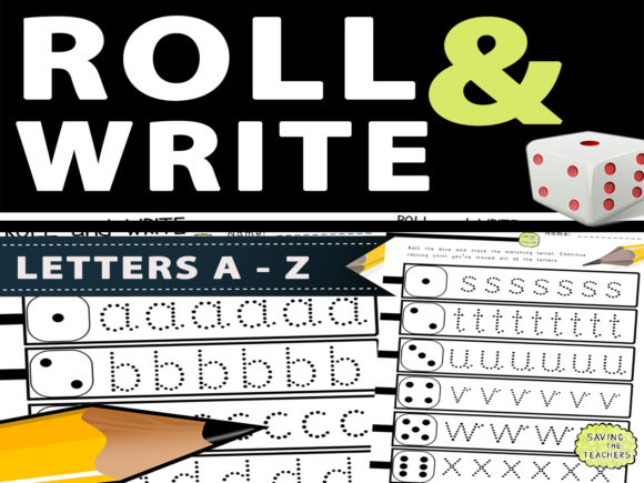 Letter Formation Dice Game Letters A-Z: A Practical Tool for Engaging Alphabet Practice
