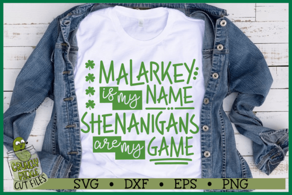 Malarkey Name, Shenanigans Game SVG – A Playful Design for Creative Projects