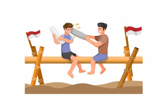 Pillow Fight: Celebrating Indonesian Independence Day with a Traditional Game