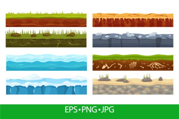 Strategic Use of Cartoon Seamless Ground Game Texture for Enhanced Game Design and Visual Storytelling