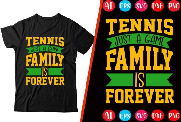 Tennis Just a Game, Family Is Forever: A Design That Speaks Volumes