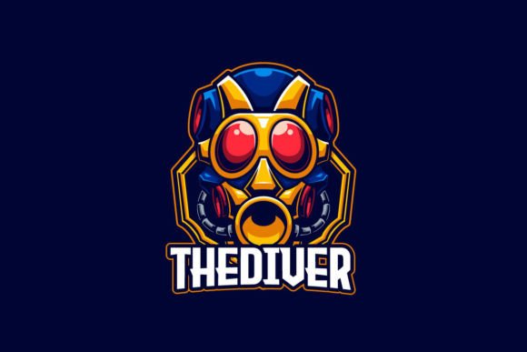 The Diver Mascot E-sports Game Logo: A Bold Identity for Modern Branding