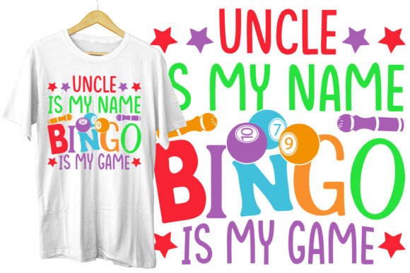 Uncle Bingo Game Bingo SVG Design: A Versatile Solution for Custom Merchandise