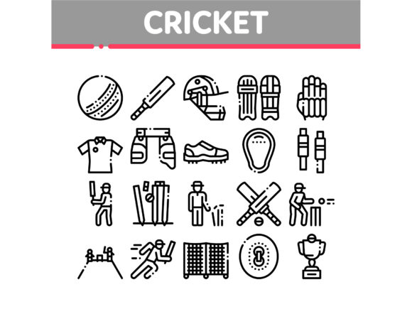 Understanding the Cricket Game Collection Elements Icons Set: A Comprehensive Guide